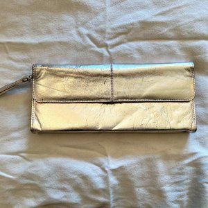 Vintage East West Metallic Clutch